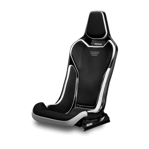 RECARO RCS BLACK SHELL SILVER BLACK SEAT 81-087.20.616-0