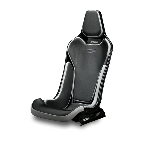 RECARO RCS BLACK SHELL SILVER SEAT 81-087.20.619-0