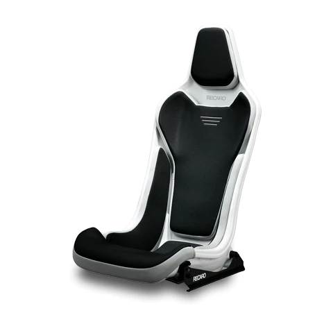 RECARO RCS WHITE SHELL SILVER BLACK SEAT 81-087.20.620-0