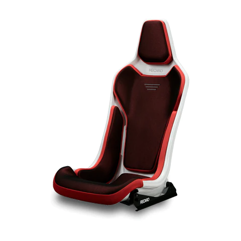 RECARO RCS WHITE SHELL RED RED SEAT 81-087.20.621-0