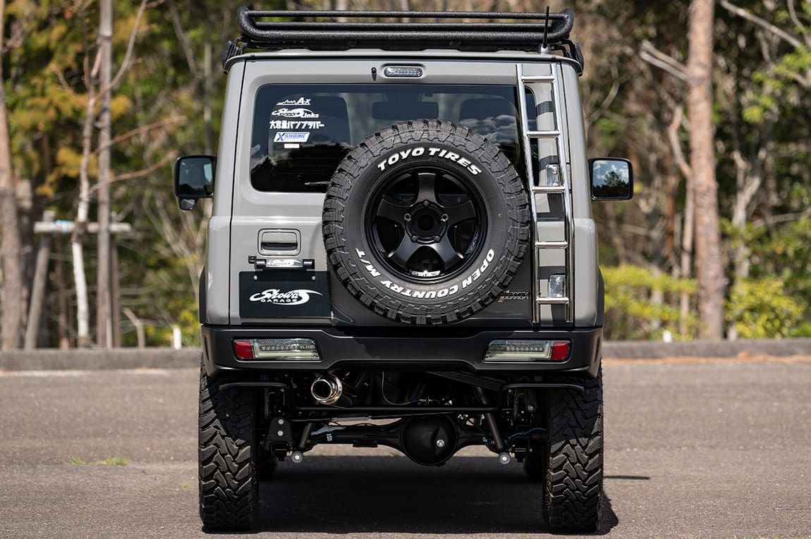 Showa Garage 30mm Stainless Ladder for Jimny JB64/JB74