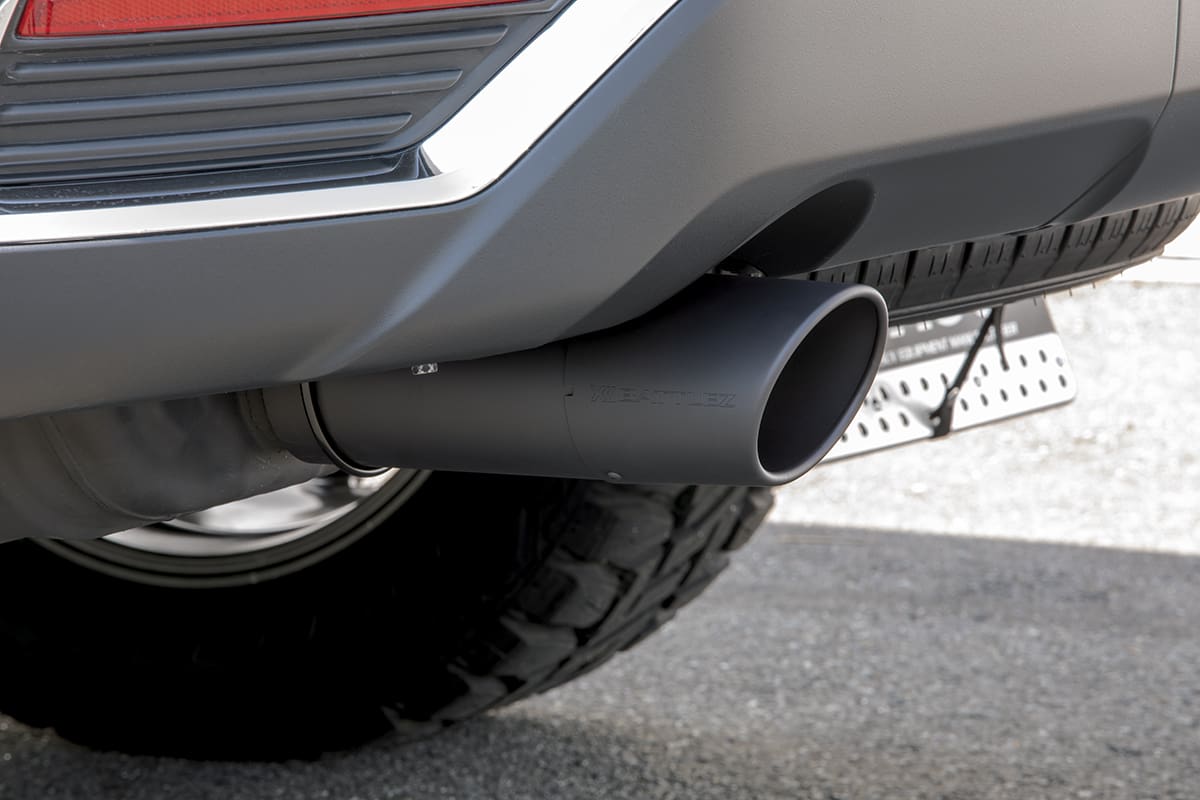 JAOS BATTLEZ Muffler Cutter MC Black type-A Land Cruiser 300 Series GR SPORT