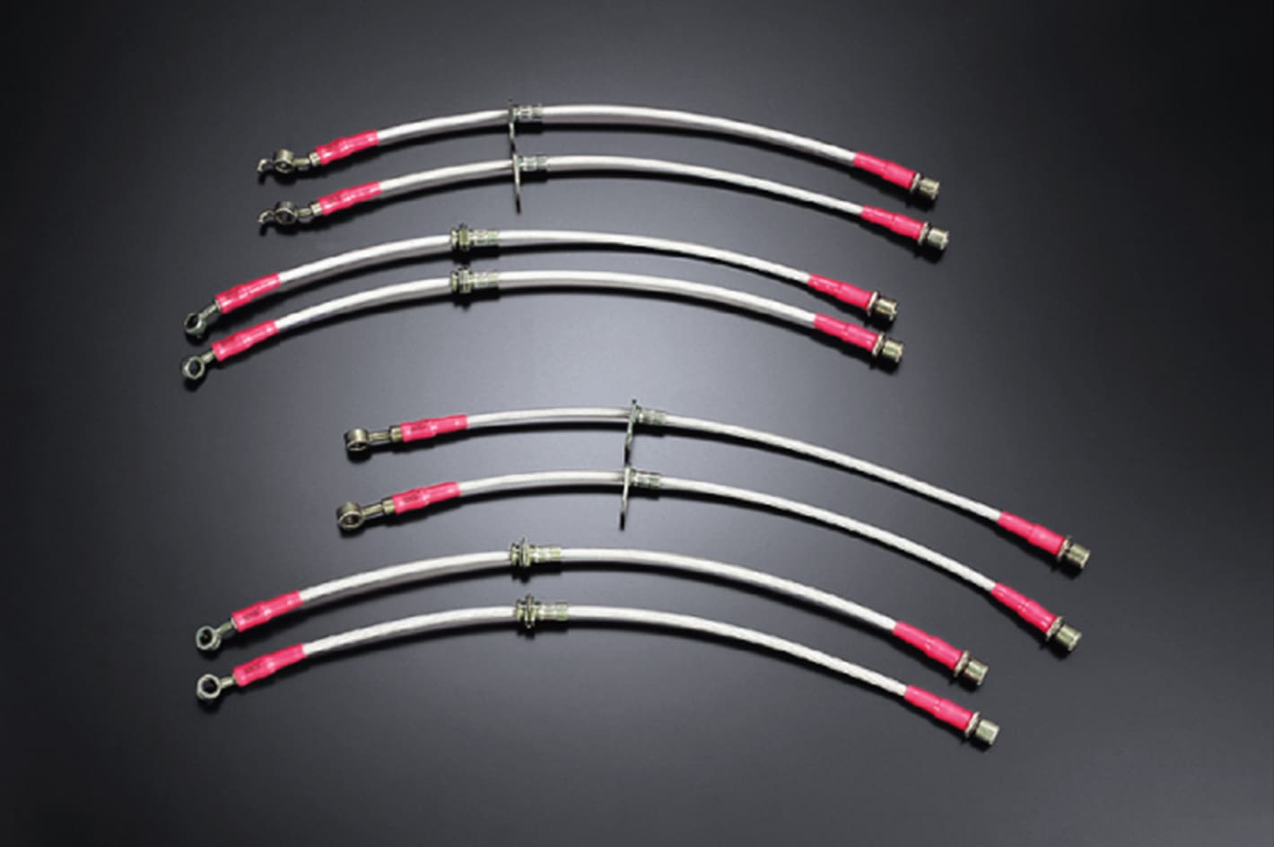 STI STAINLESS MESH BRAKE HOSE SET for Subaru WRX ST265504S000