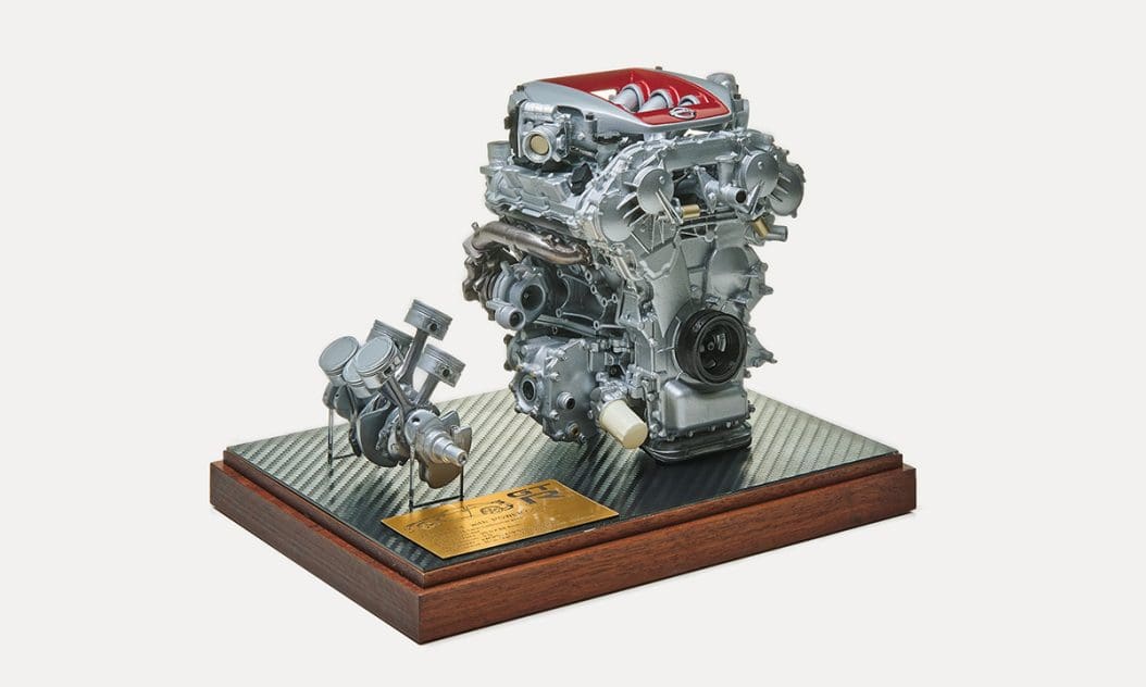 NISSAN Genuine VR38DETT Engine & Power Core Model of GT-R