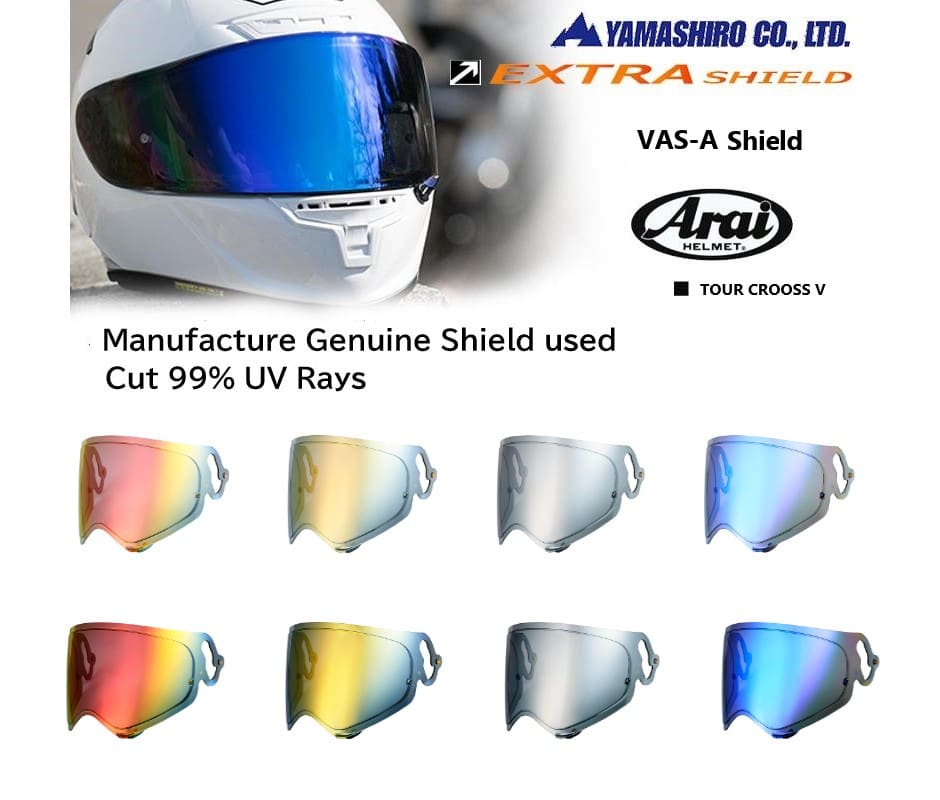 YAMASHIRO EXTRA VAS-A Shield for ARAI TOUR CROSS V Series
