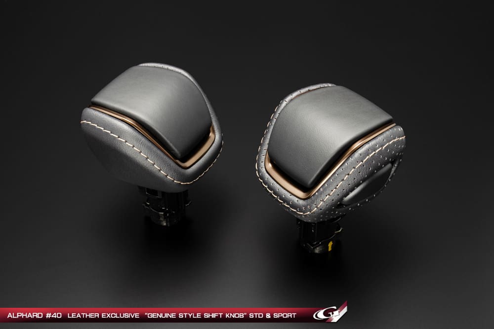 GRAZIO LEATHER EXCLUSIVE GENUINE STYLE SHIFT KNOB for ALPHARD 2023