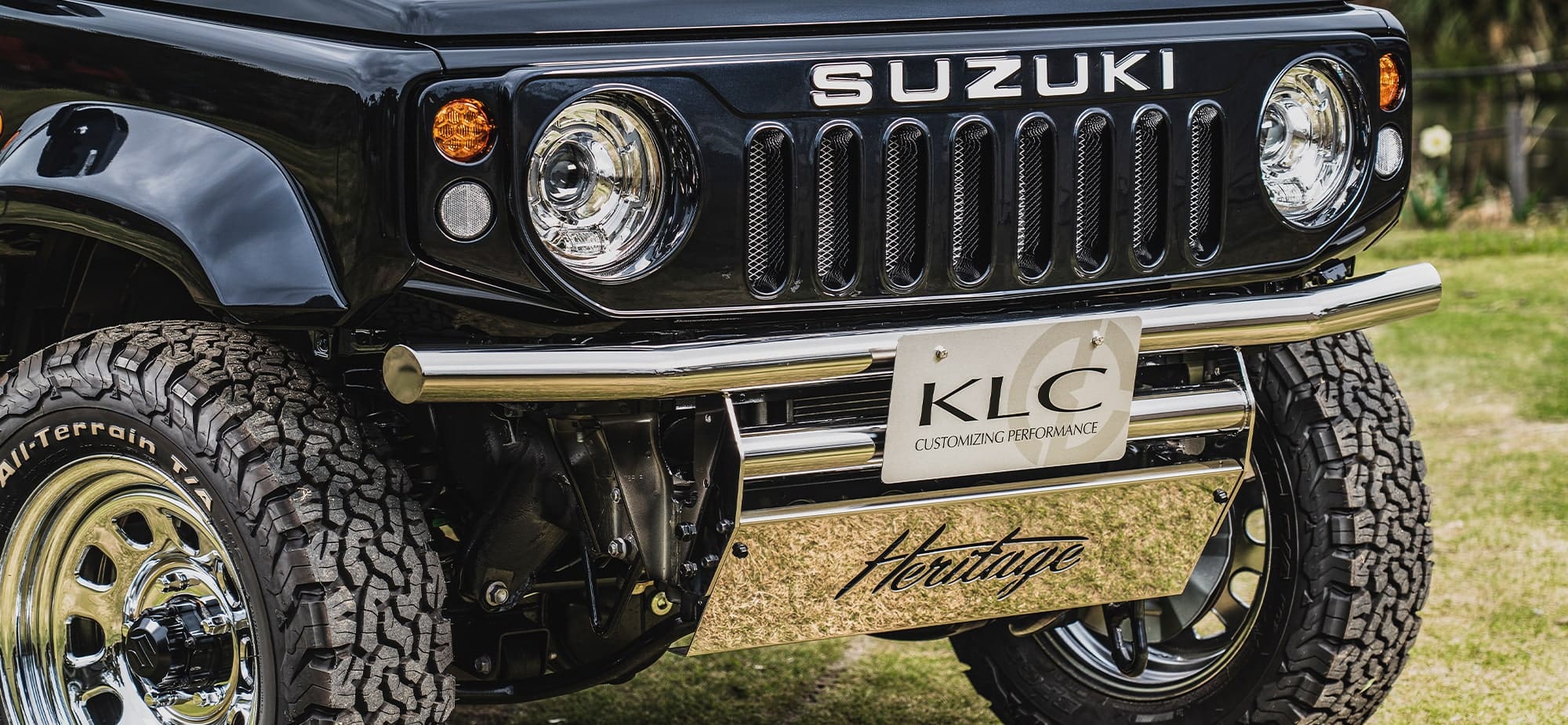 KLC TRADITIONAL BUMPER 74 FRONT MIRROR for JIMNY JB74