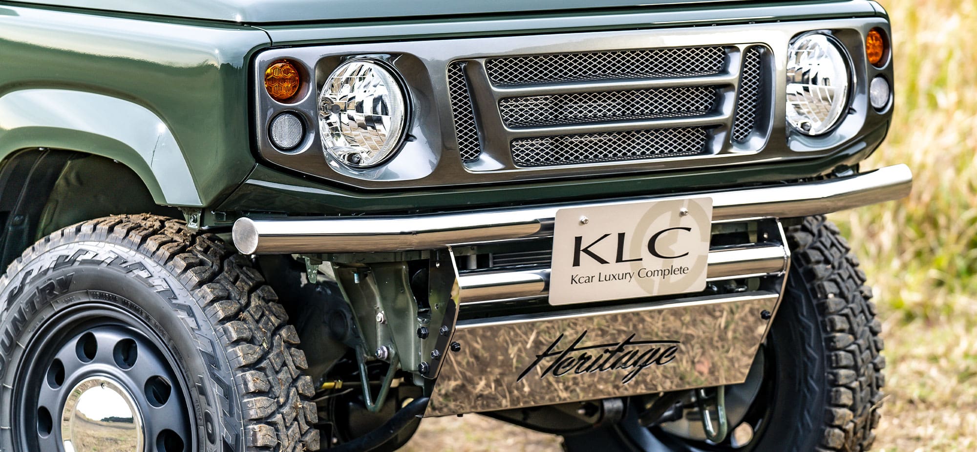 KLC TRADITIONAL BUMPER 64 FRONT MIRROR for JIMNY JB64