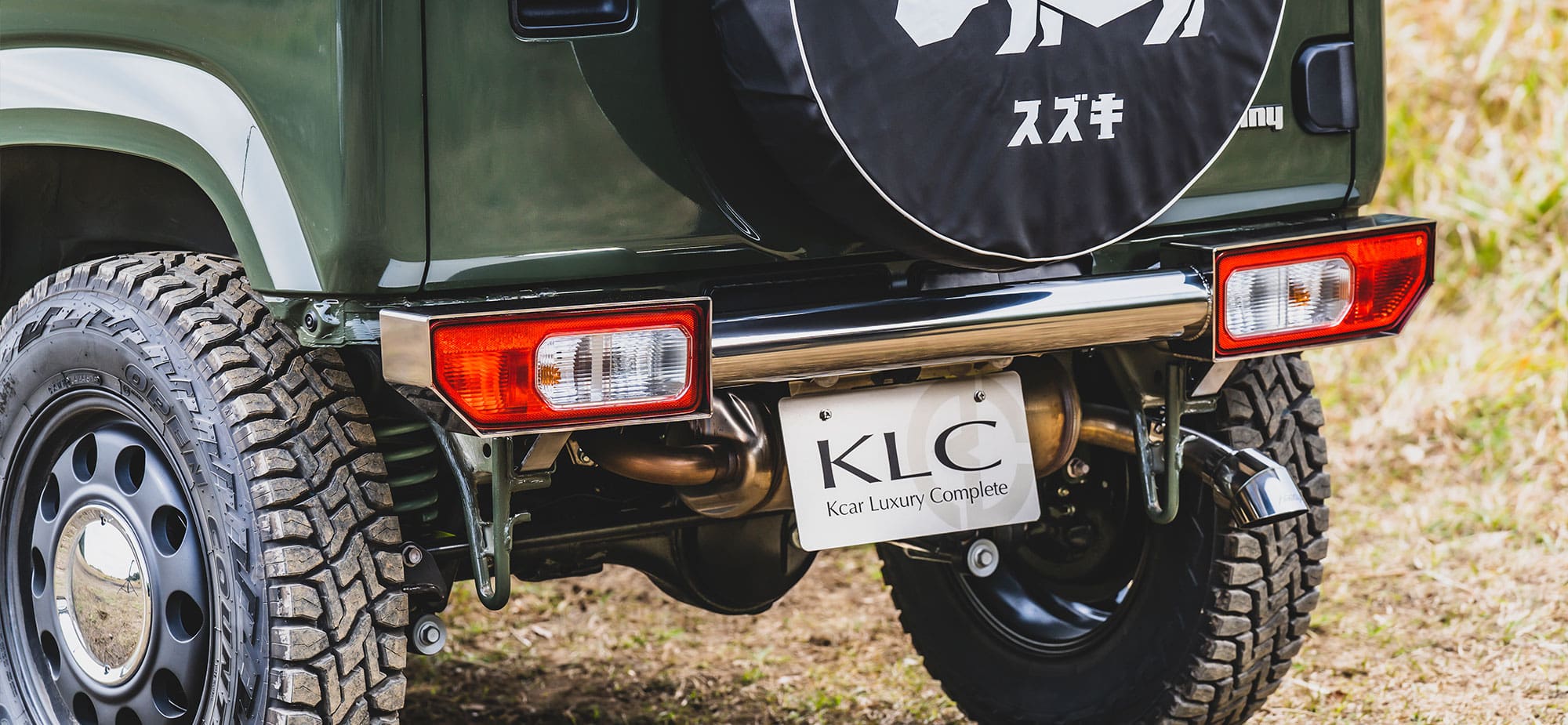 KLC TRADITIONAL BUMPER 74 REAR MIRROR for JIMNY JB64