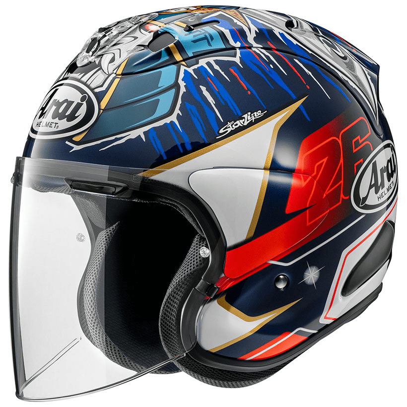 ARAI OPEN FACE VZ-RAM PEDROSA SHOGUN HELMET