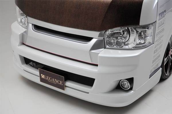 LEGANCE Grill Integrated Full Front Bumper for Hiace Narrow 4~7 Body