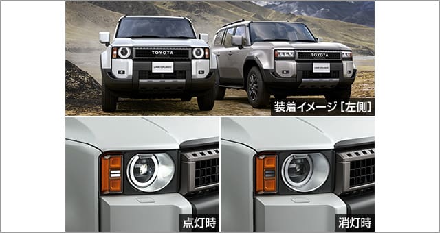 Toyota Round Headlamp for Landcruiser 250 VX