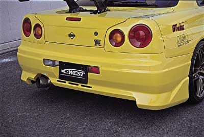 C-WEST N1 Rear Bumper for SKYLINE GT-R BNR34