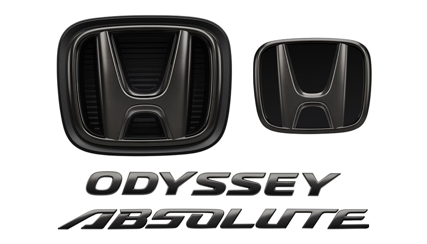 HONDA GENUINE BLACK EMBLEM SETS FOR ODYSSEY 2023~