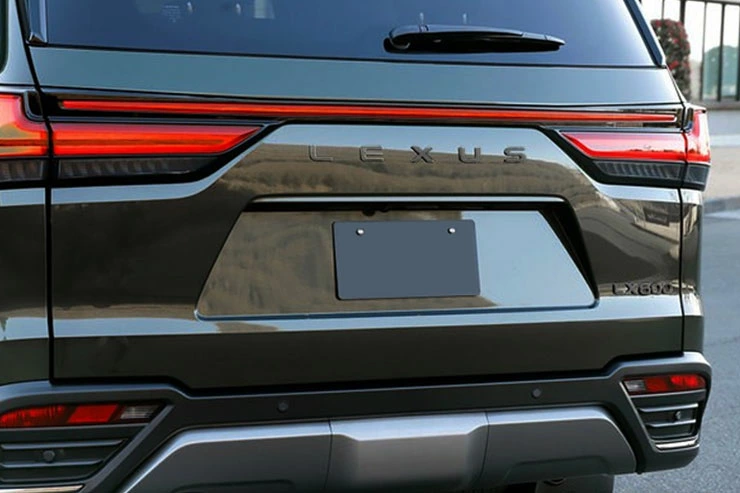 GRAZIO REAR "LEXUS" & "LX600" SOLID COLOR EMBLEM for LEXUS LX 600