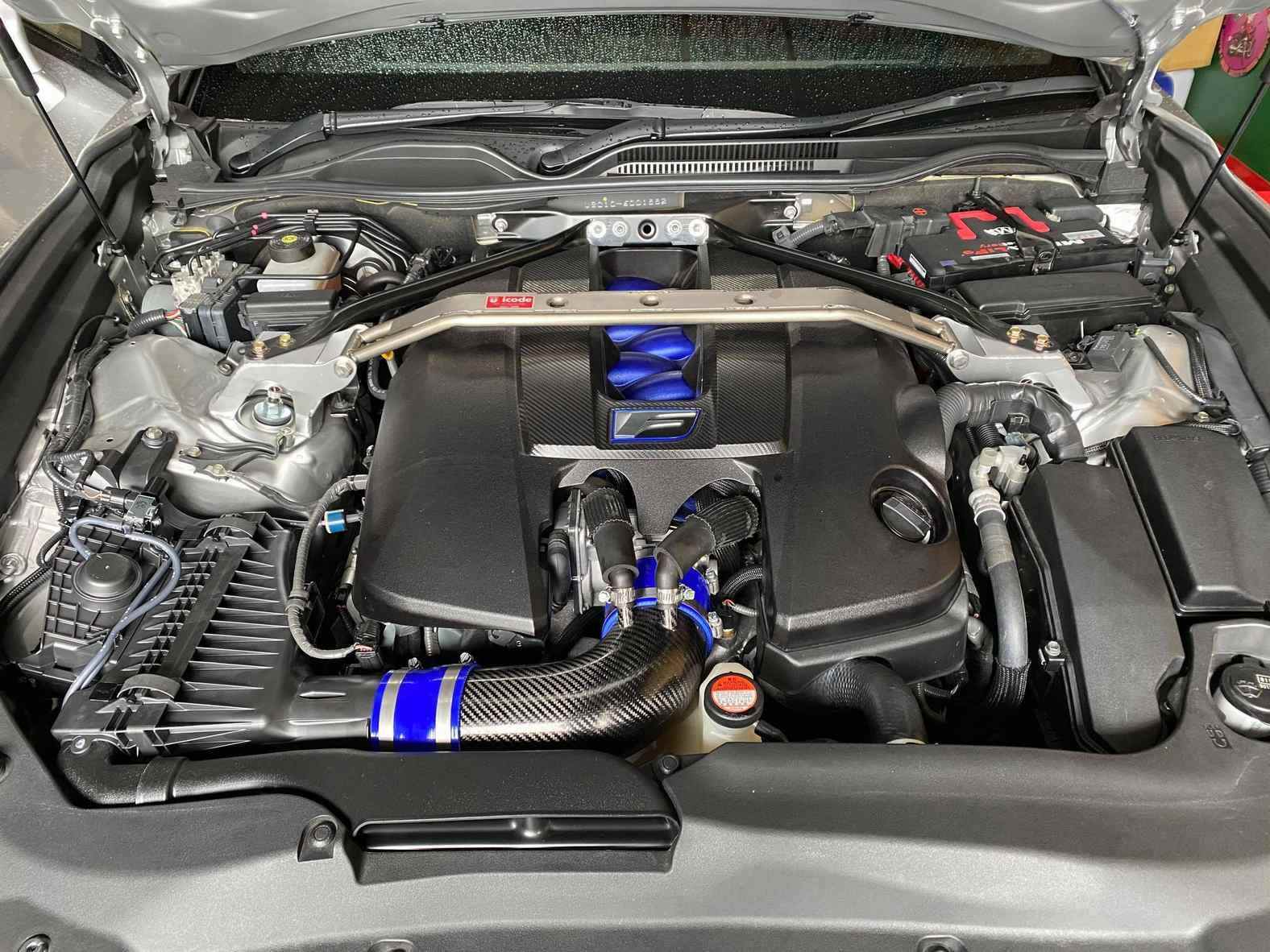 iCode Titanium Front Strut Tower Bar for Lexus RC F