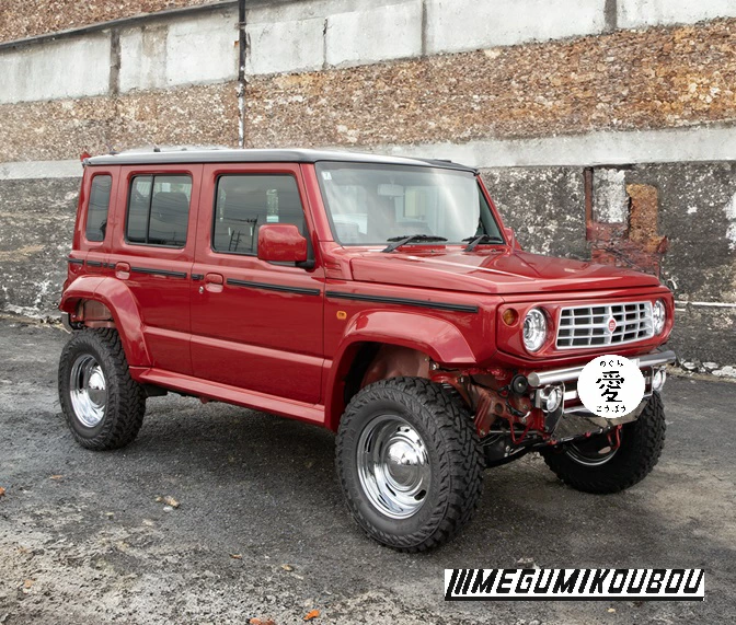 MEGUMI KOUBOU Black Plating G Molding for Suzuki Jimny 5 Doors