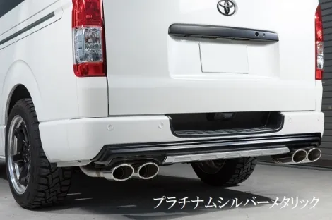 RUGGED X REAR BUMPER GUARD for HIACE 200