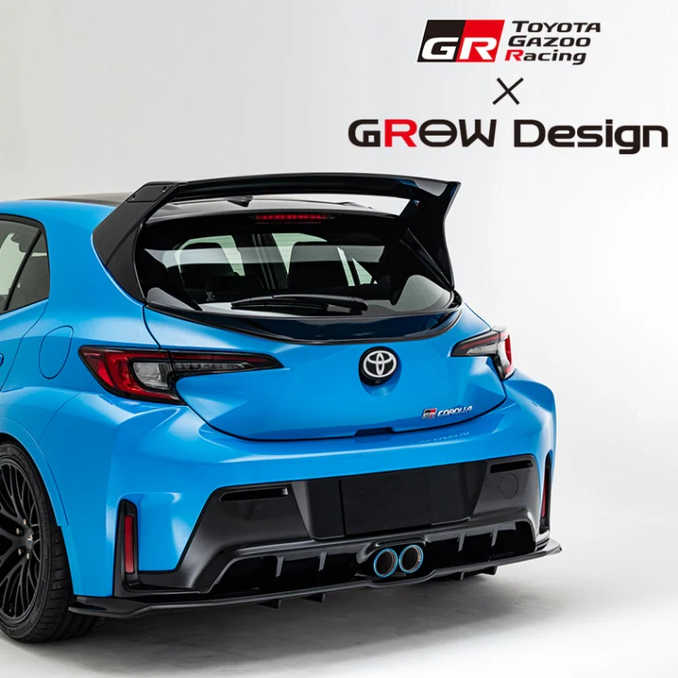 GAZOO RACING × GROW DESIGN REAR WING FOR GR COROLLA