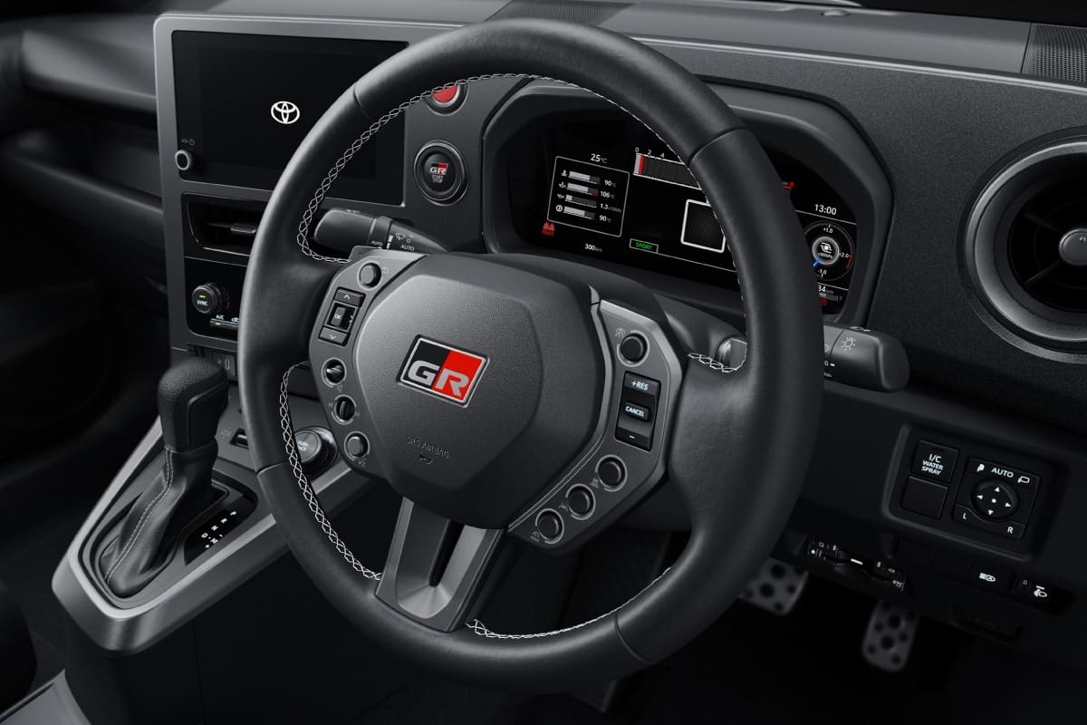 Newly Designed GR steering Wheel For GR Yaris