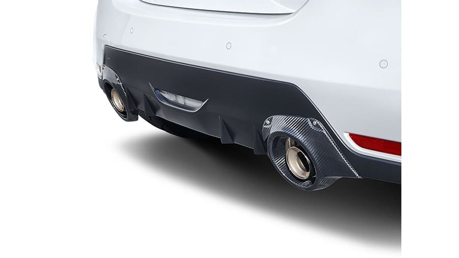 Sports Cars GR.Bee Carbon Exhaust Garnish For Toyota GR YARIS