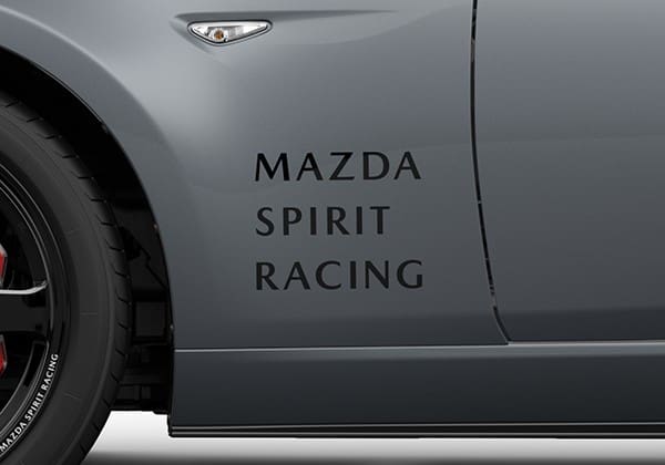 MAZDA SPIRIT RACING Brilliant Black Side Decal